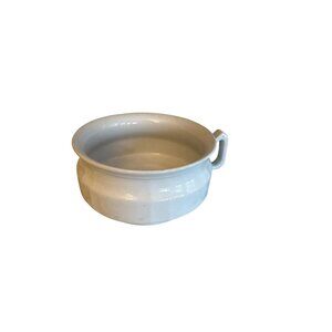 Antique J&G Meakin Ironstone‎ China White Chamber Pot